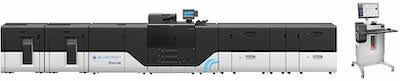 EvoluJet high-speed commercial color inkjet printer with Fiery